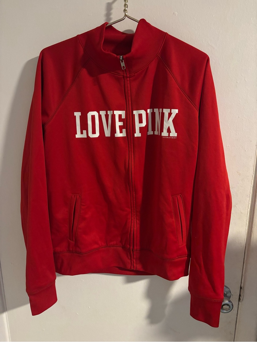 Victoria’s Secret PINK Ohio State Buckeyes Red Full Zip Jacket L
(1248)